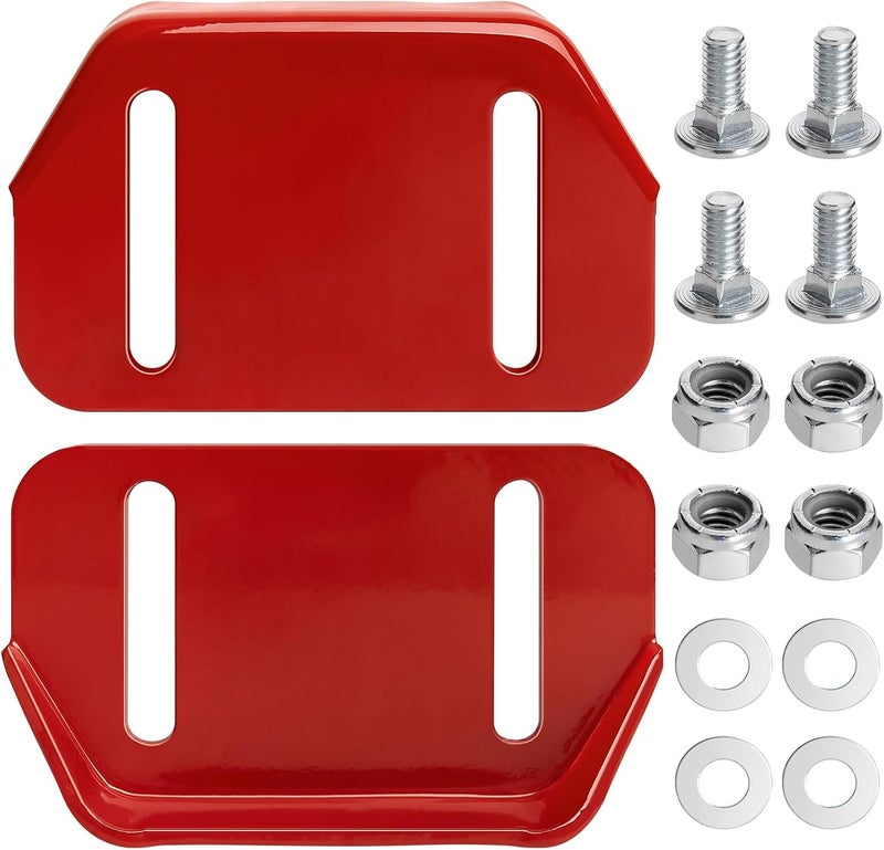 IDEASURE Replacement 784-5580 Slide Shoes Compatible with MTD 2 Stage Snowblower - Skid Shoes 784-5580-0637 fit for Troy Bilt Storm 2410 Snow Thrower, Craftsman 247 Series Yard Machines Snow Blowers - Image 1